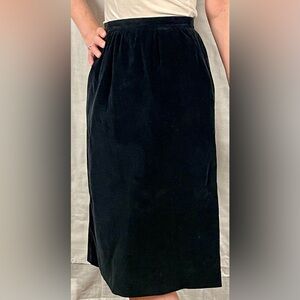 Vintage 1950’s Velvet Skirt with pockets